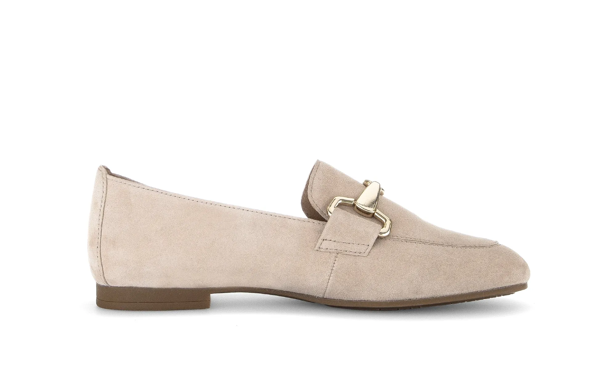 GABOR - 45.211.12 FLAT LOAFER - BEIGE SUEDE