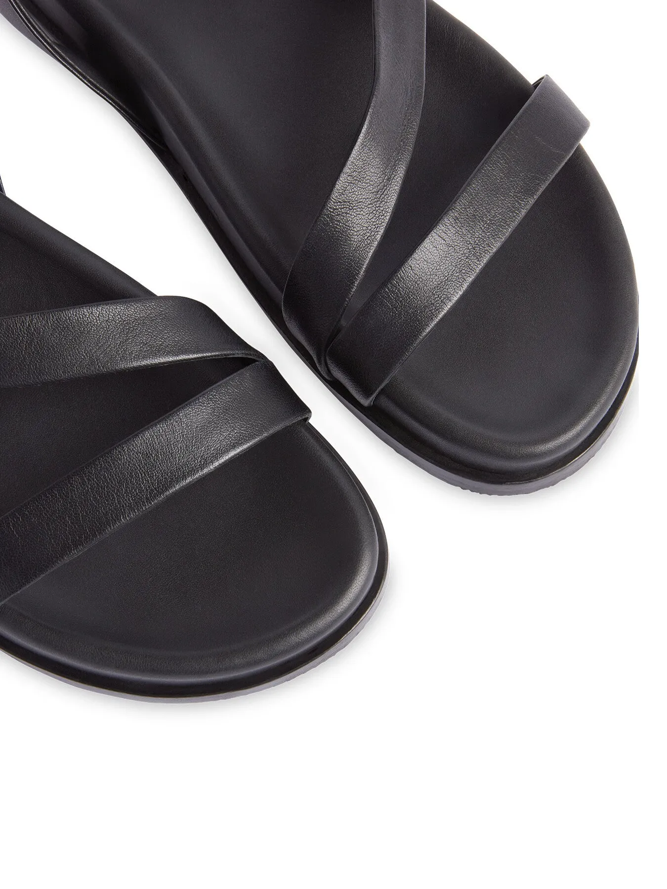 Gaia Asymmetric Strappy Sandal