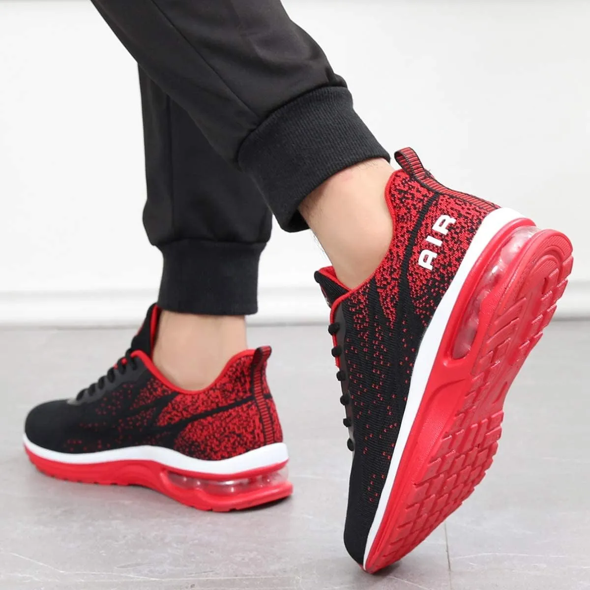 GANNOU Men's Athletic Running Shoes Fashion Sport Gym Jogging Tennis Fitness Sneaker (US 7-12.5)
