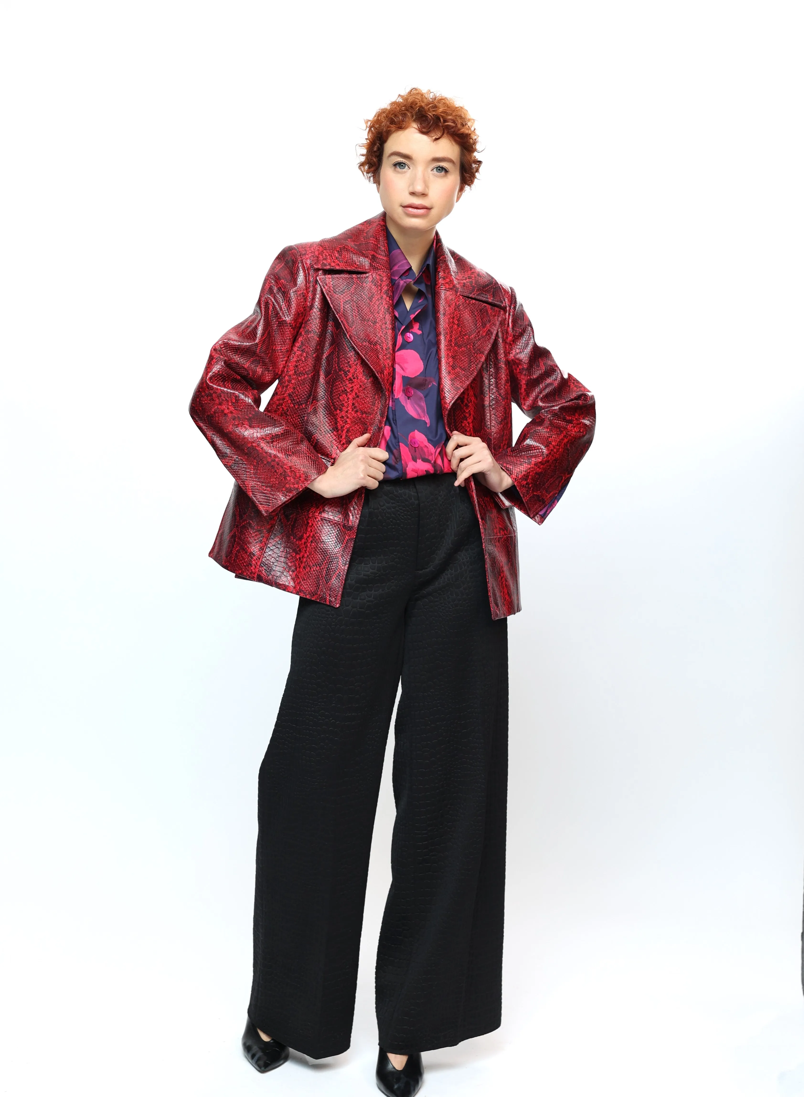 GENUINE LEATHER RED JACKET