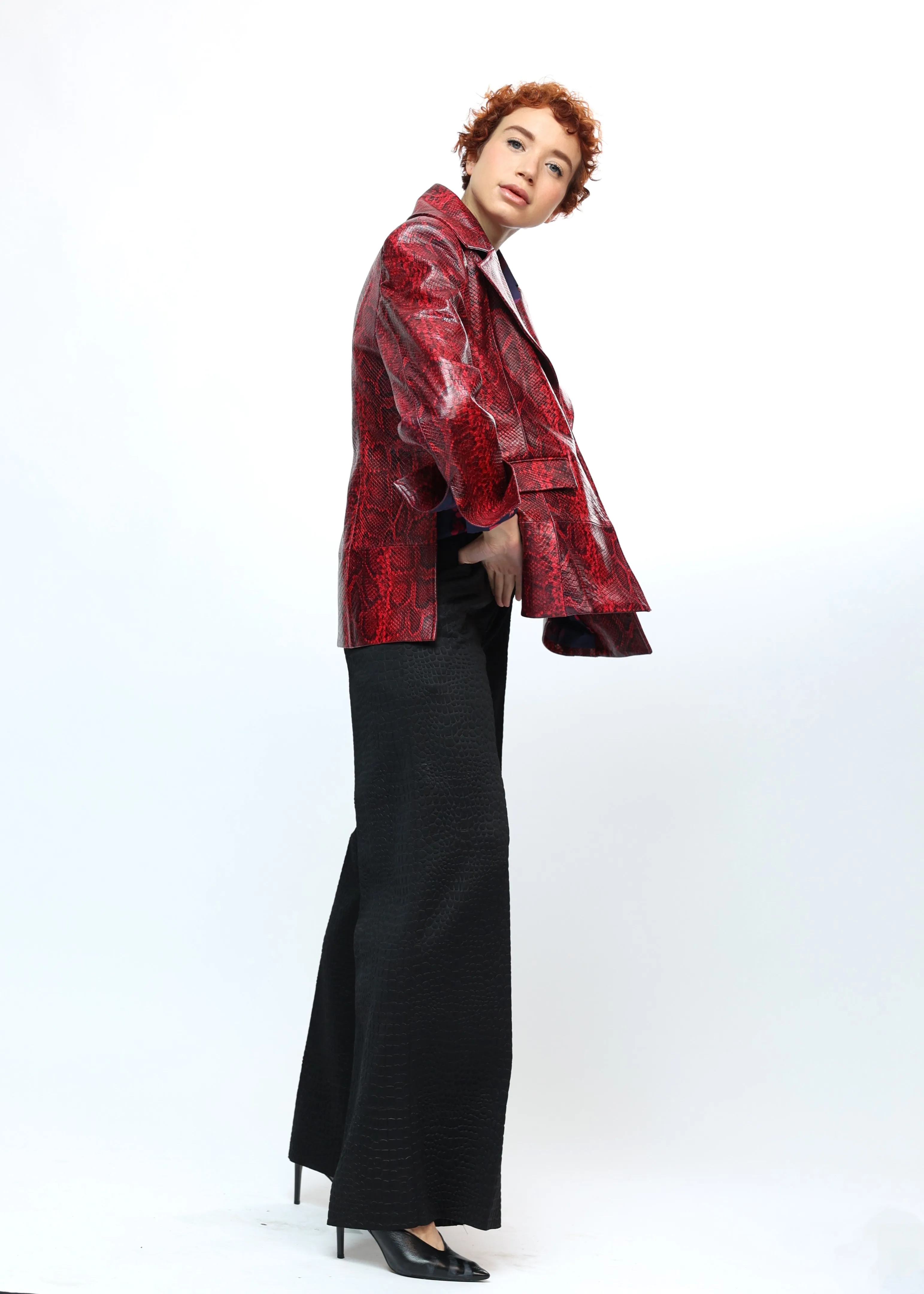 GENUINE LEATHER RED JACKET