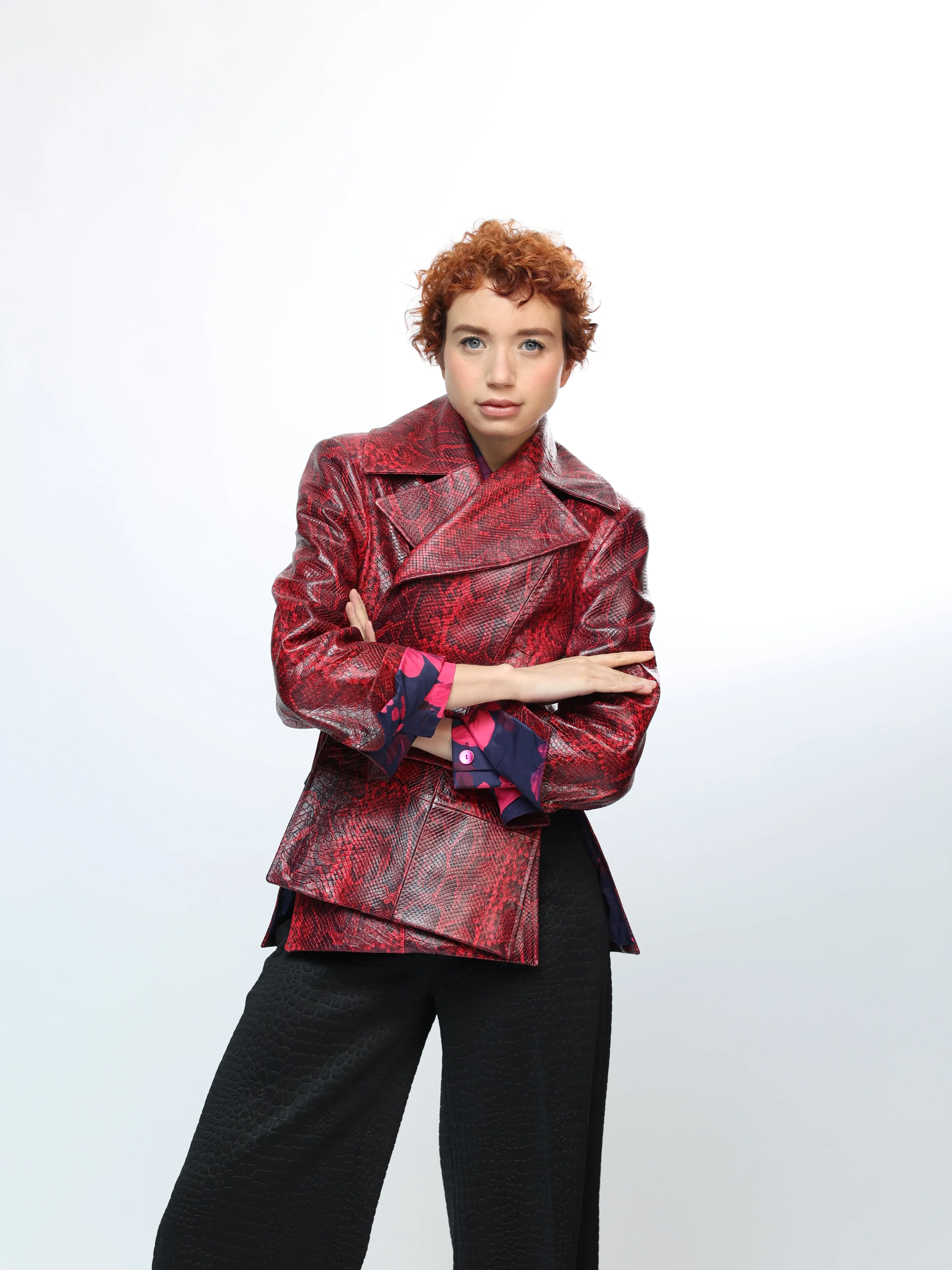 GENUINE LEATHER RED JACKET