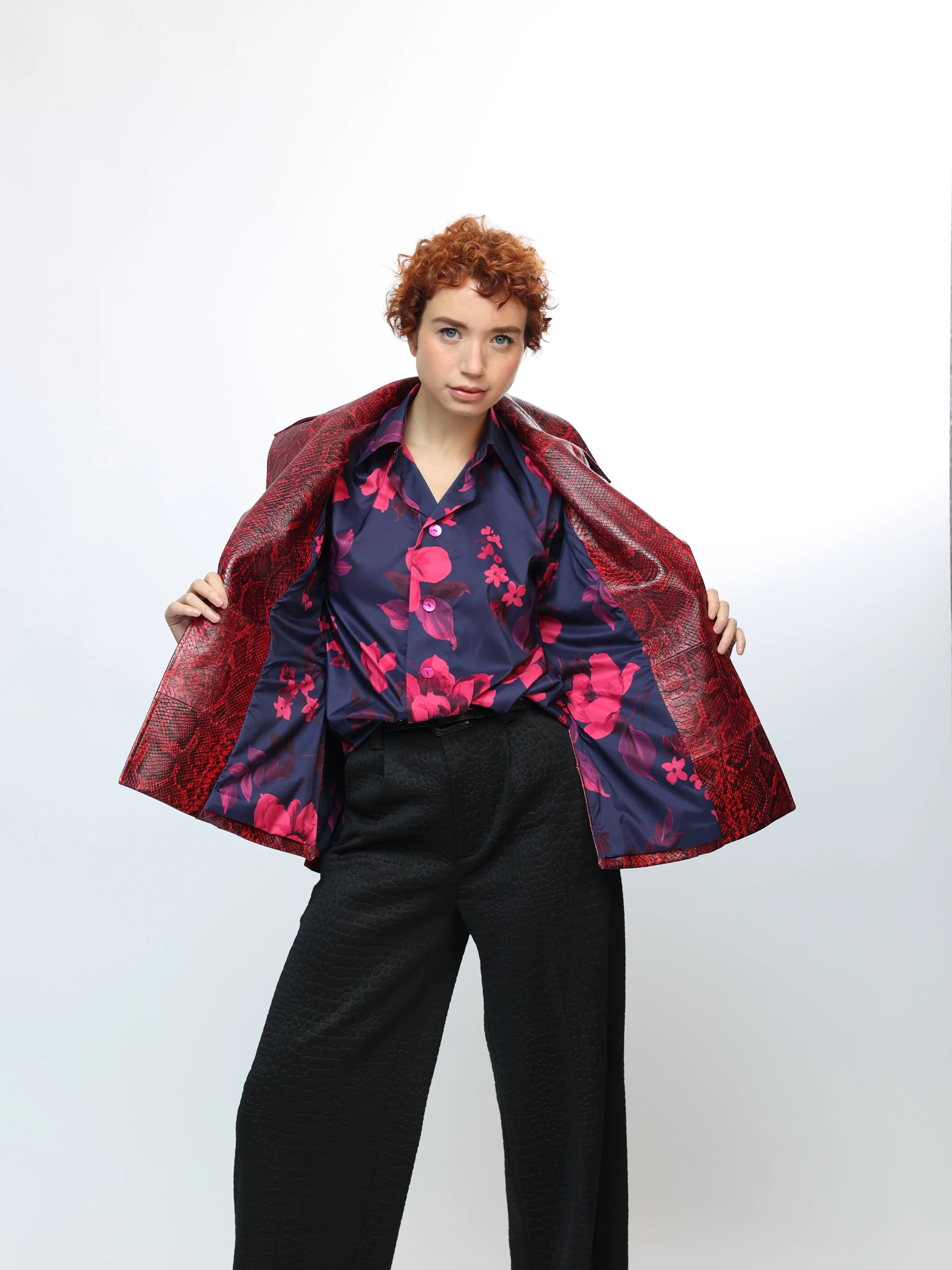 GENUINE LEATHER RED JACKET