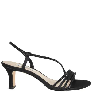 GERRI-BLACK SATIN
