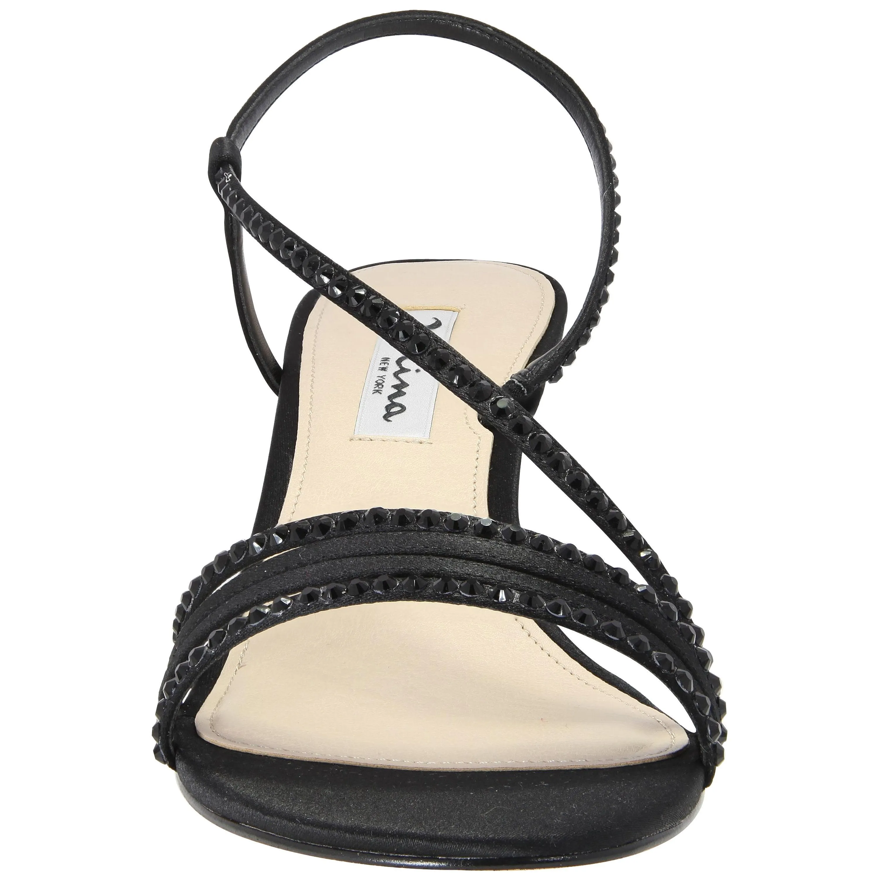 GERRI-BLACK SATIN