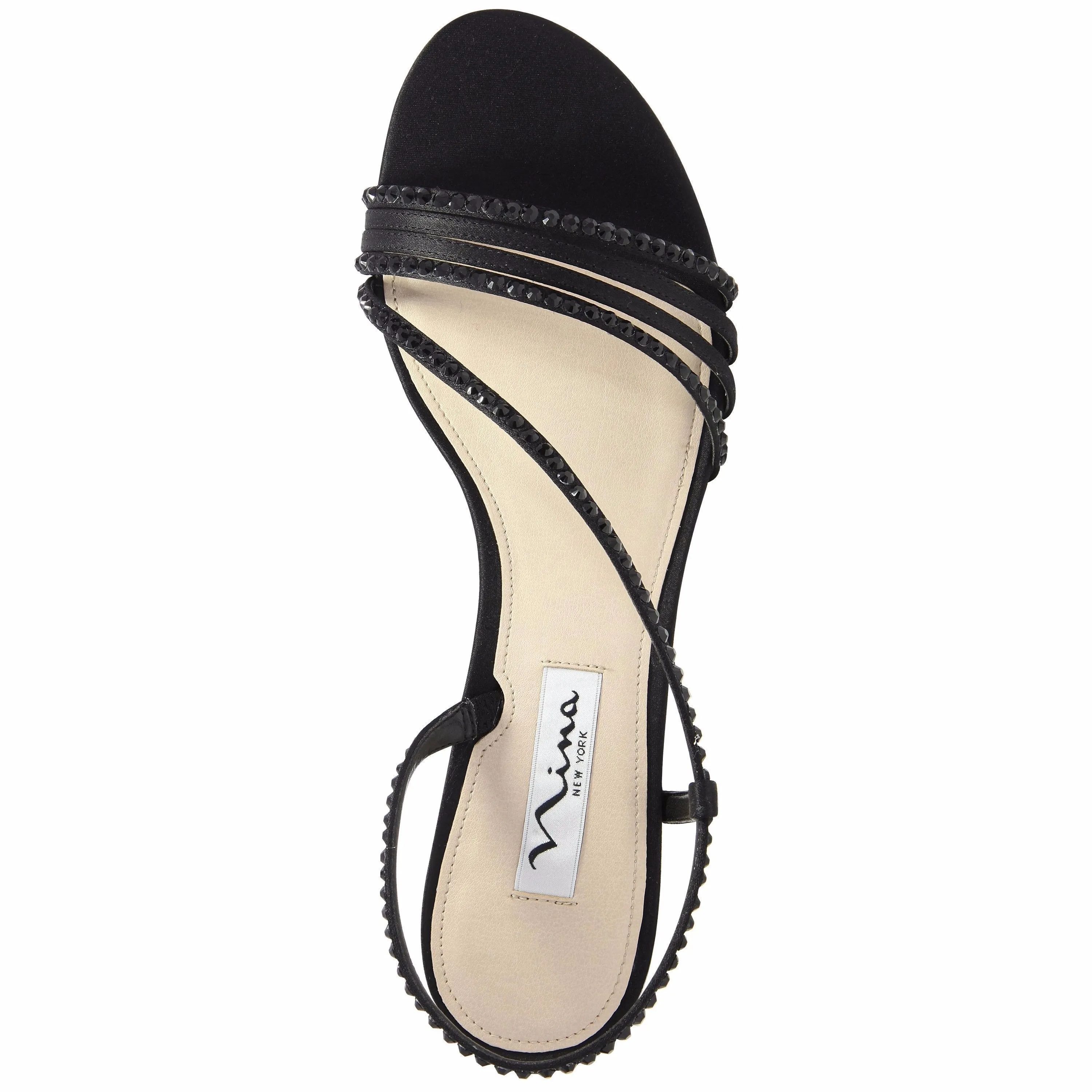GERRI-BLACK SATIN