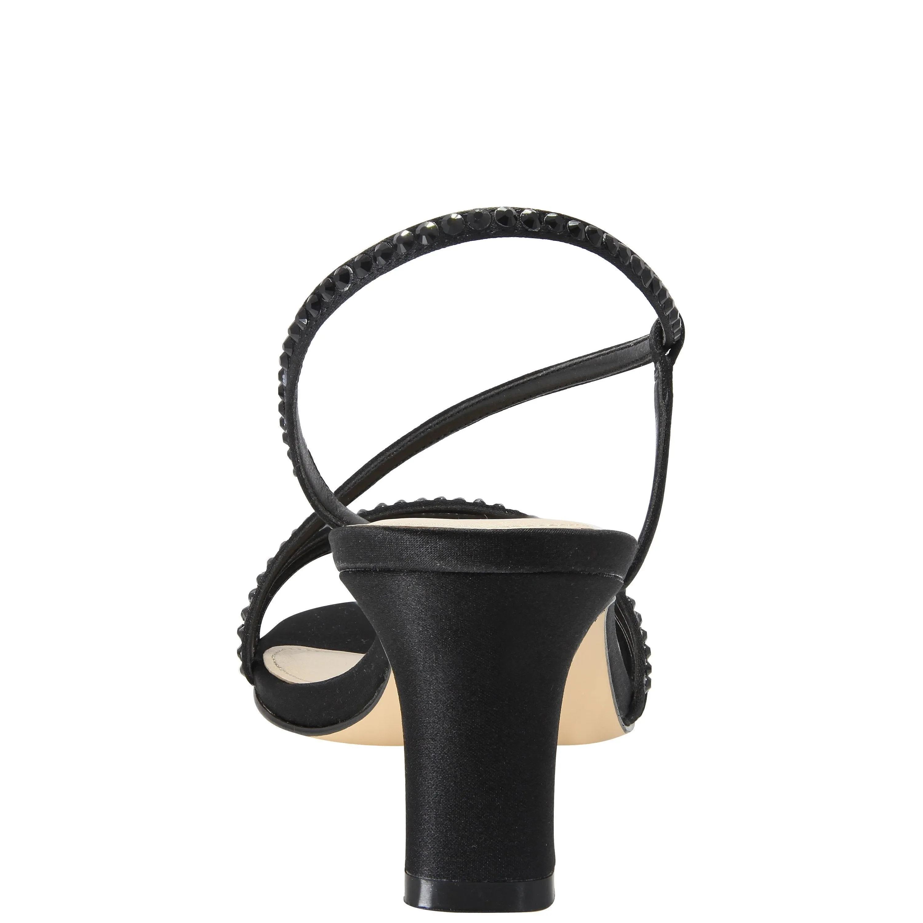 GERRI-BLACK SATIN