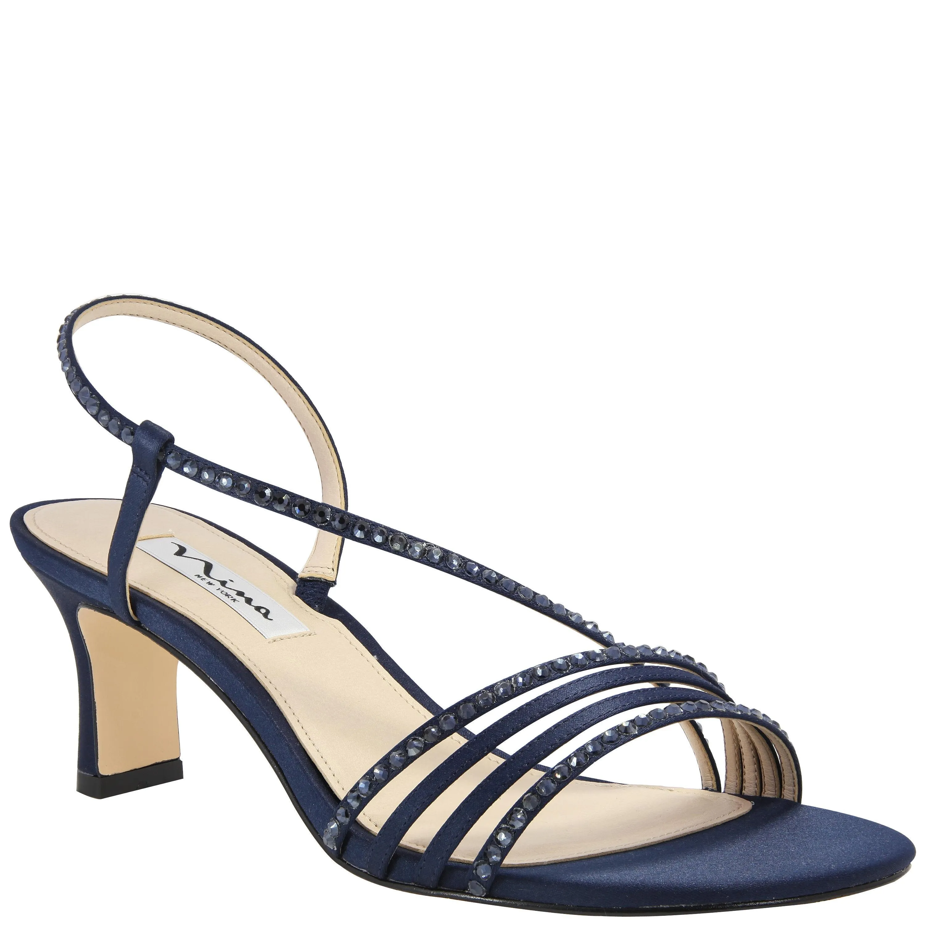 GERRI-NAVY SATIN