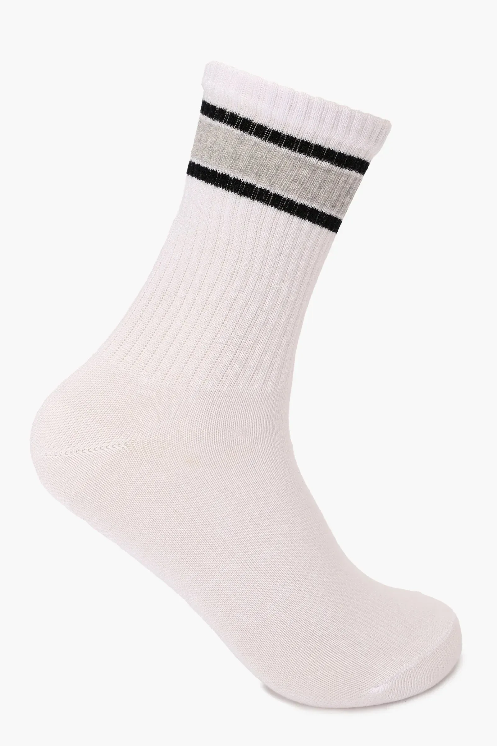 Girly Socks with Stripes - 3 Pairs