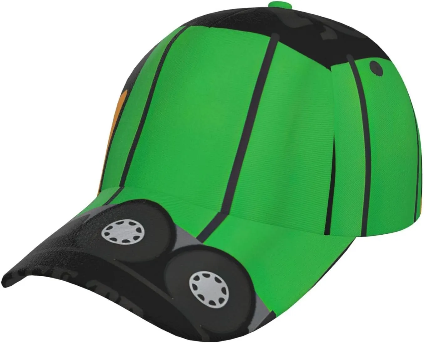 Green and White Piano Keys Stylish Outdoor Gear Baseball Cap,Fashion Accessory for All Seasons and Activities