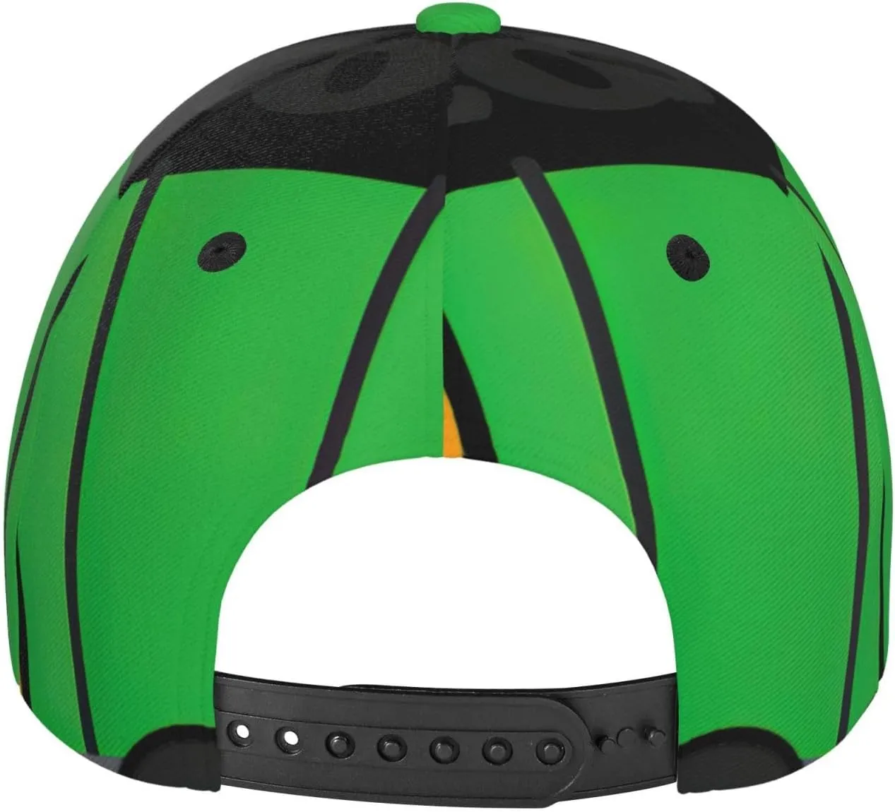 Green and White Piano Keys Stylish Outdoor Gear Baseball Cap,Fashion Accessory for All Seasons and Activities