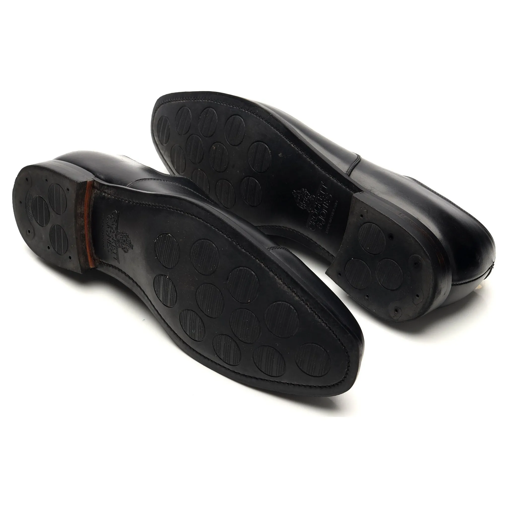 'Hallam' Black Leather Oxford UK 10 E