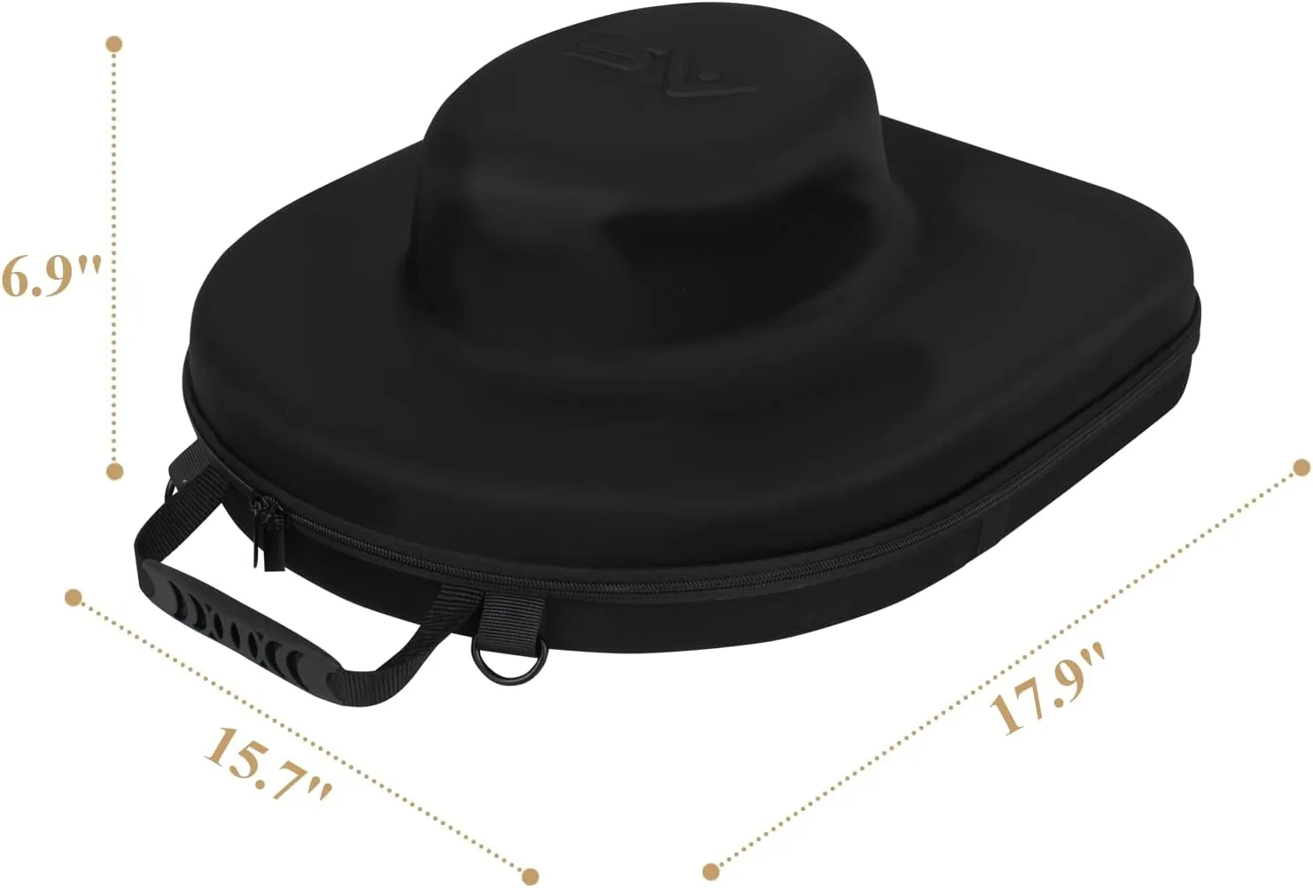 Hat Box for Travel-Crush Proof Hat Travel Case for Cowboy Hats Holder Storage Box Organizer Cap Carrier with Adjustable Carry Strap