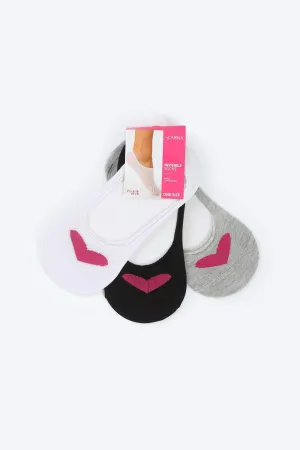 Heart Shaped Sock - 3 Pairs