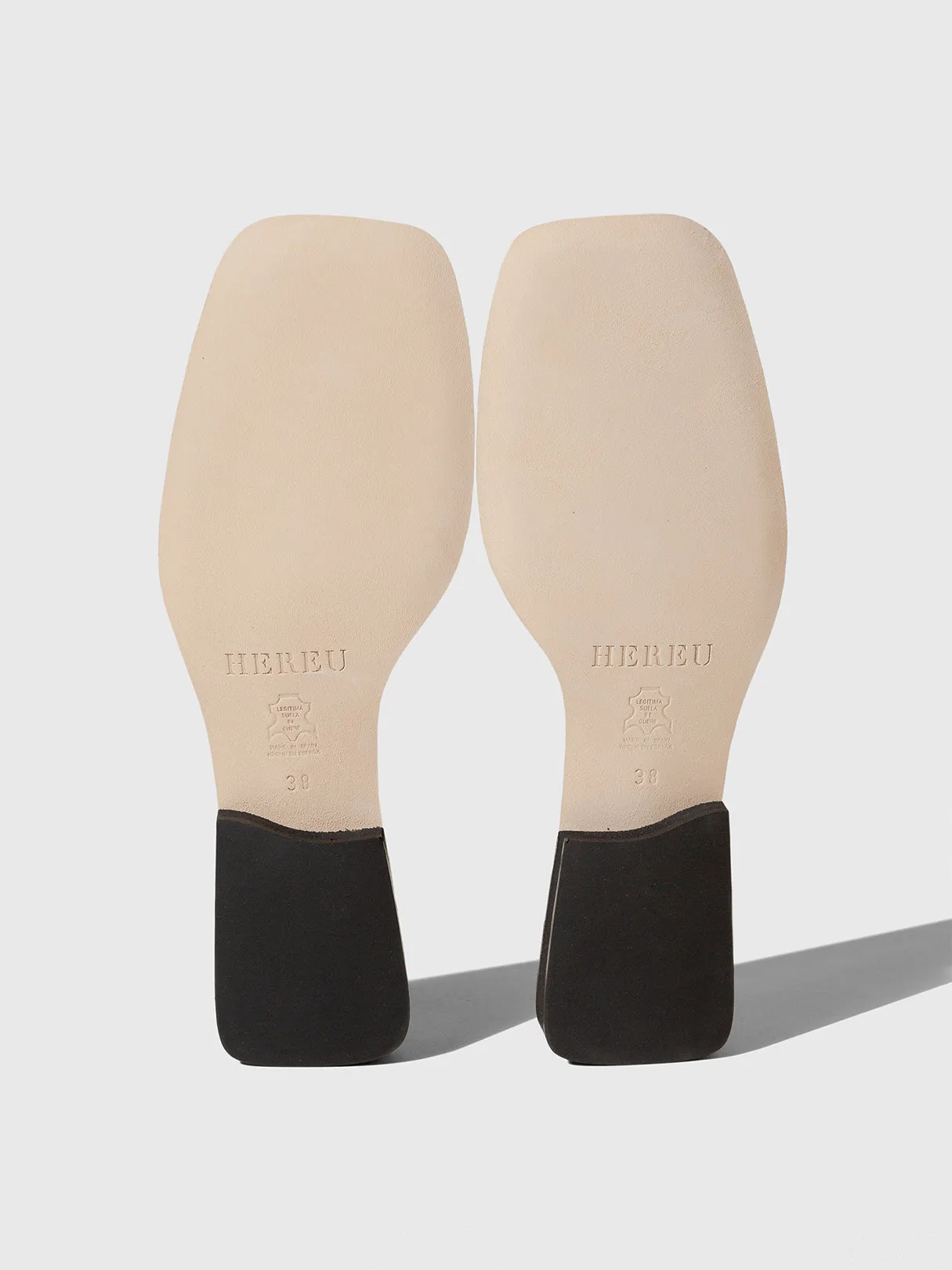 HEREU Talaia Mule Dark Brown