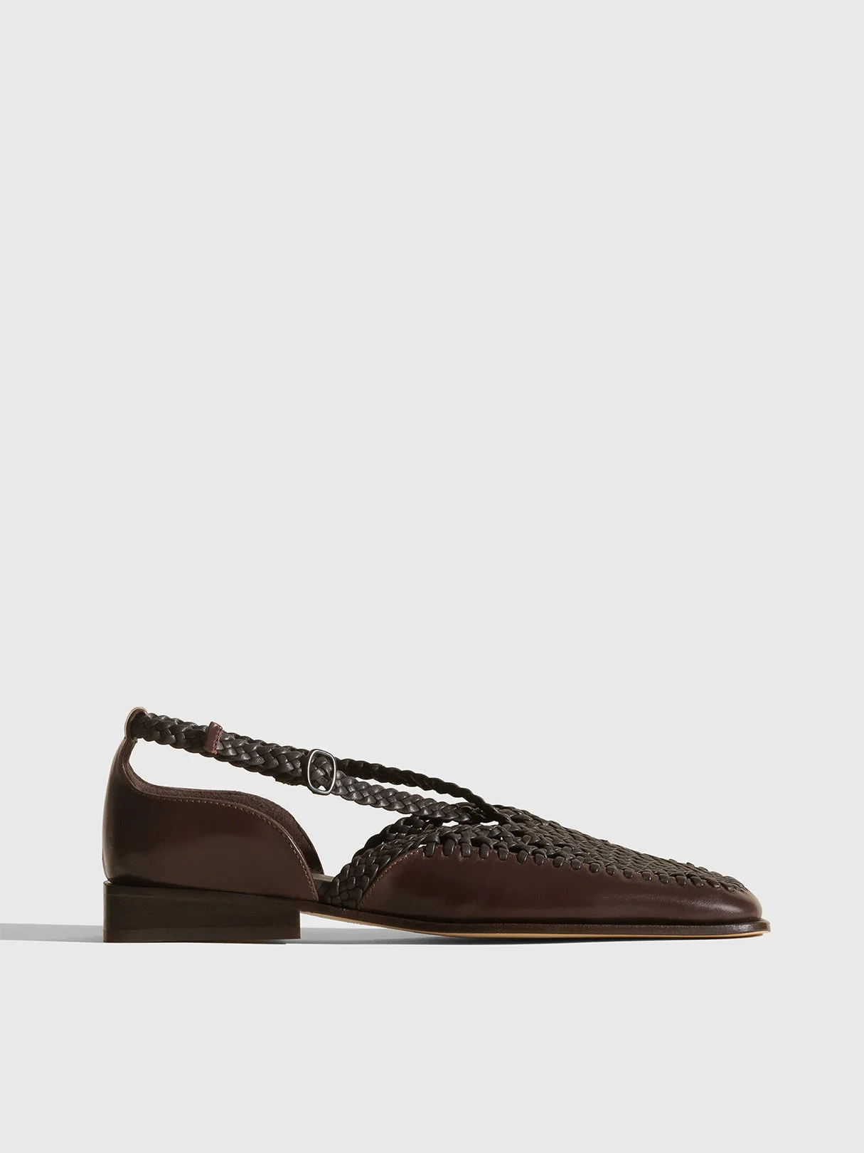 HEREU Talaia Mule Dark Brown