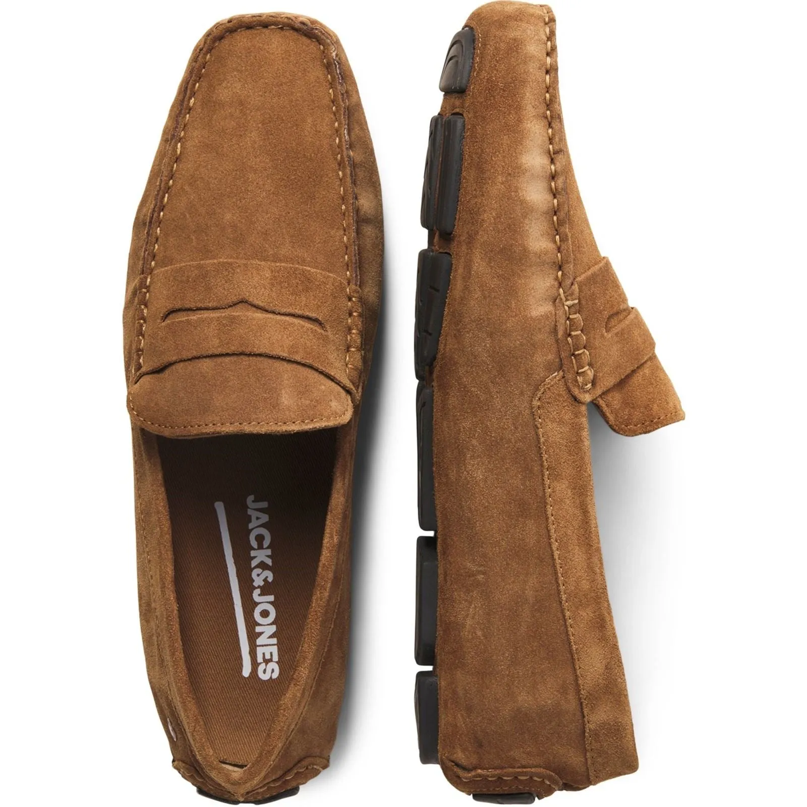 Jack & Jones Men Classic Slip On Shoes - Jensen Loafer - 3 Colours, 7-12