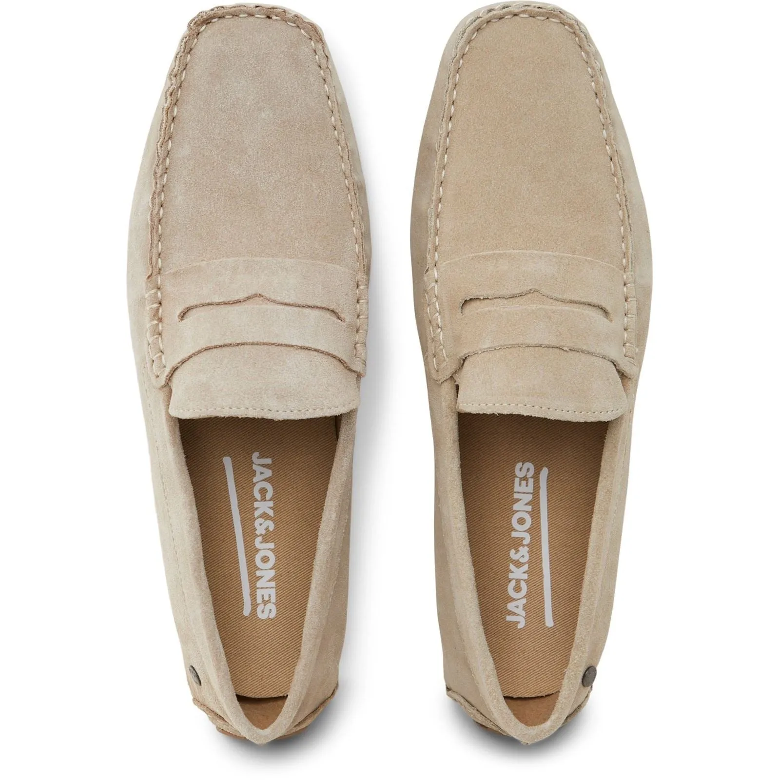 Jack & Jones Men Classic Slip On Shoes - Jensen Loafer - 3 Colours, 7-12