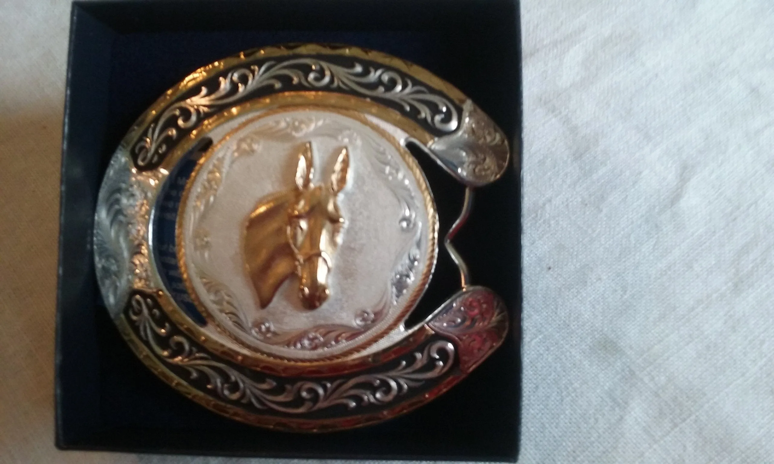 Jewelry - Montana Silversmiths - Buckle - Mule head in Shoe