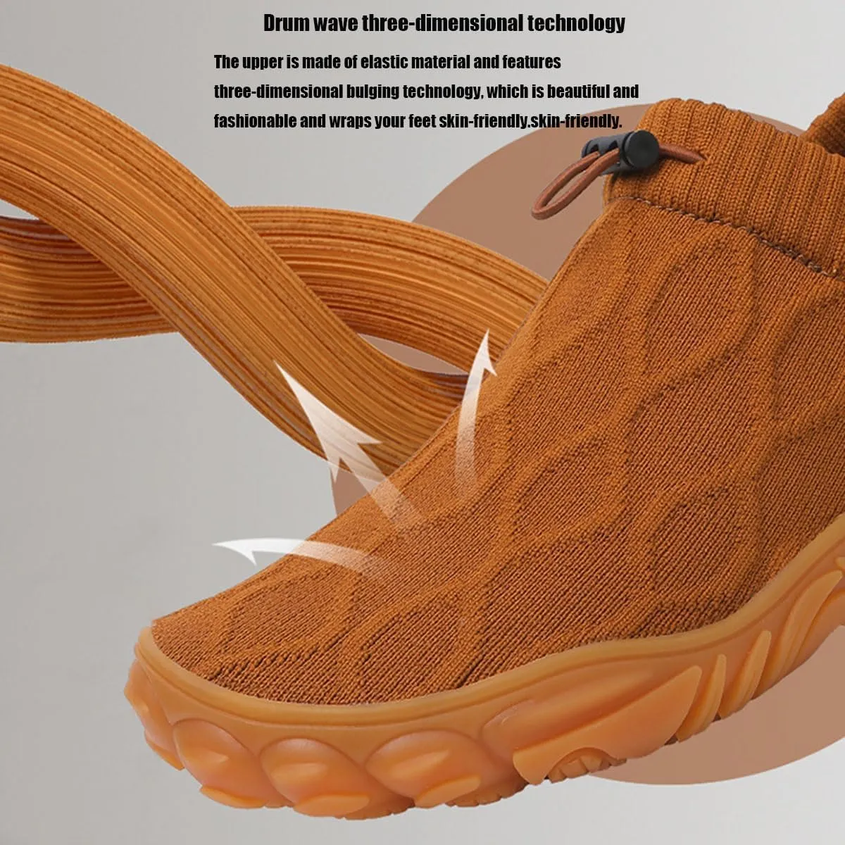 Joyoasis Water Shoes, Joyoasis Water Sneaker Shoes, Knitted Slip-on Shoes Men's Barefoot Trail Running Shoes Hike Shoes