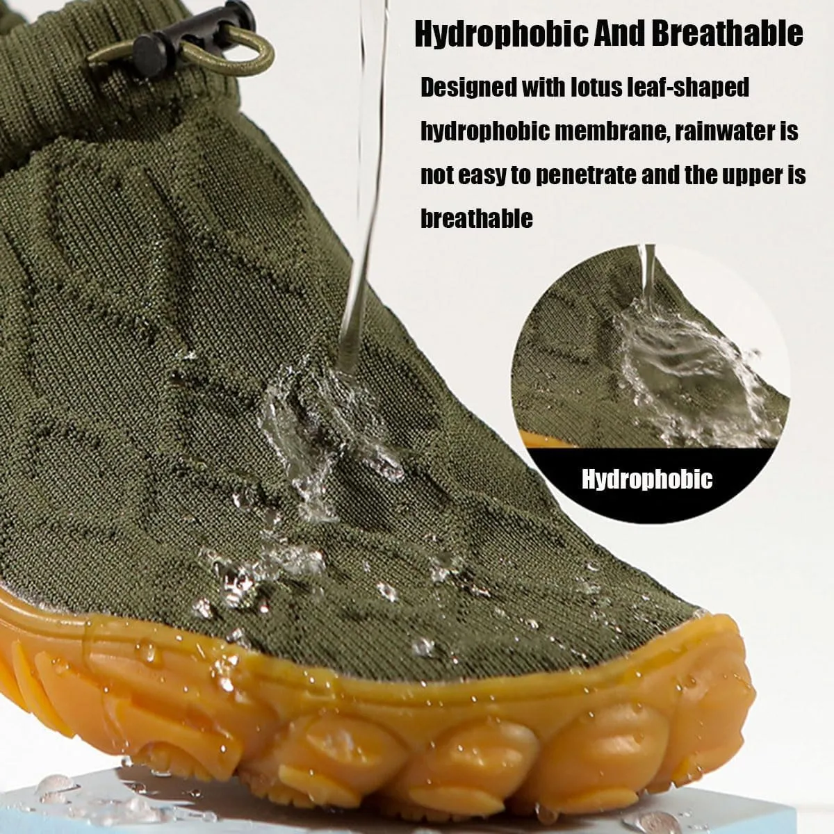 Joyoasis Water Shoes, Joyoasis Water Sneaker Shoes, Knitted Slip-on Shoes Men's Barefoot Trail Running Shoes Hike Shoes