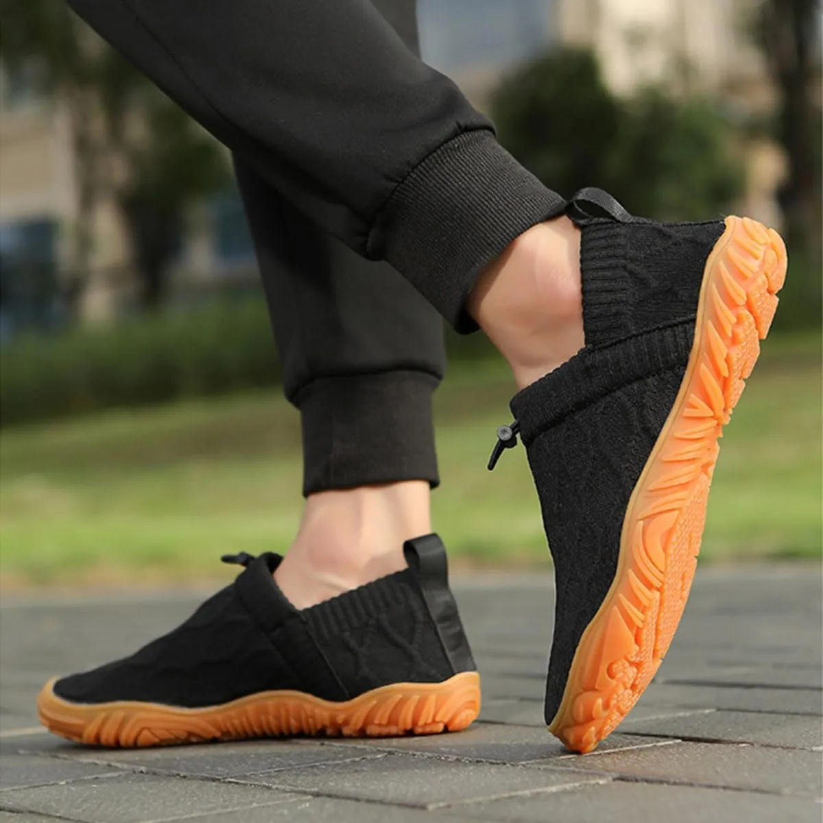 Joyoasis Water Shoes, Joyoasis Water Sneaker Shoes, Knitted Slip-on Shoes Men's Barefoot Trail Running Shoes Hike Shoes