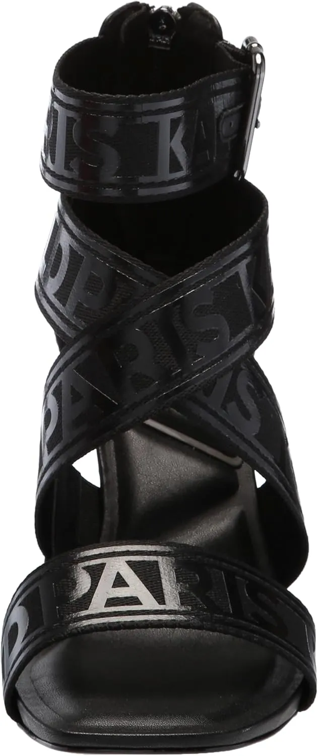 KARL LAGERFELD womens Careliz Everyday Strappy Sandal