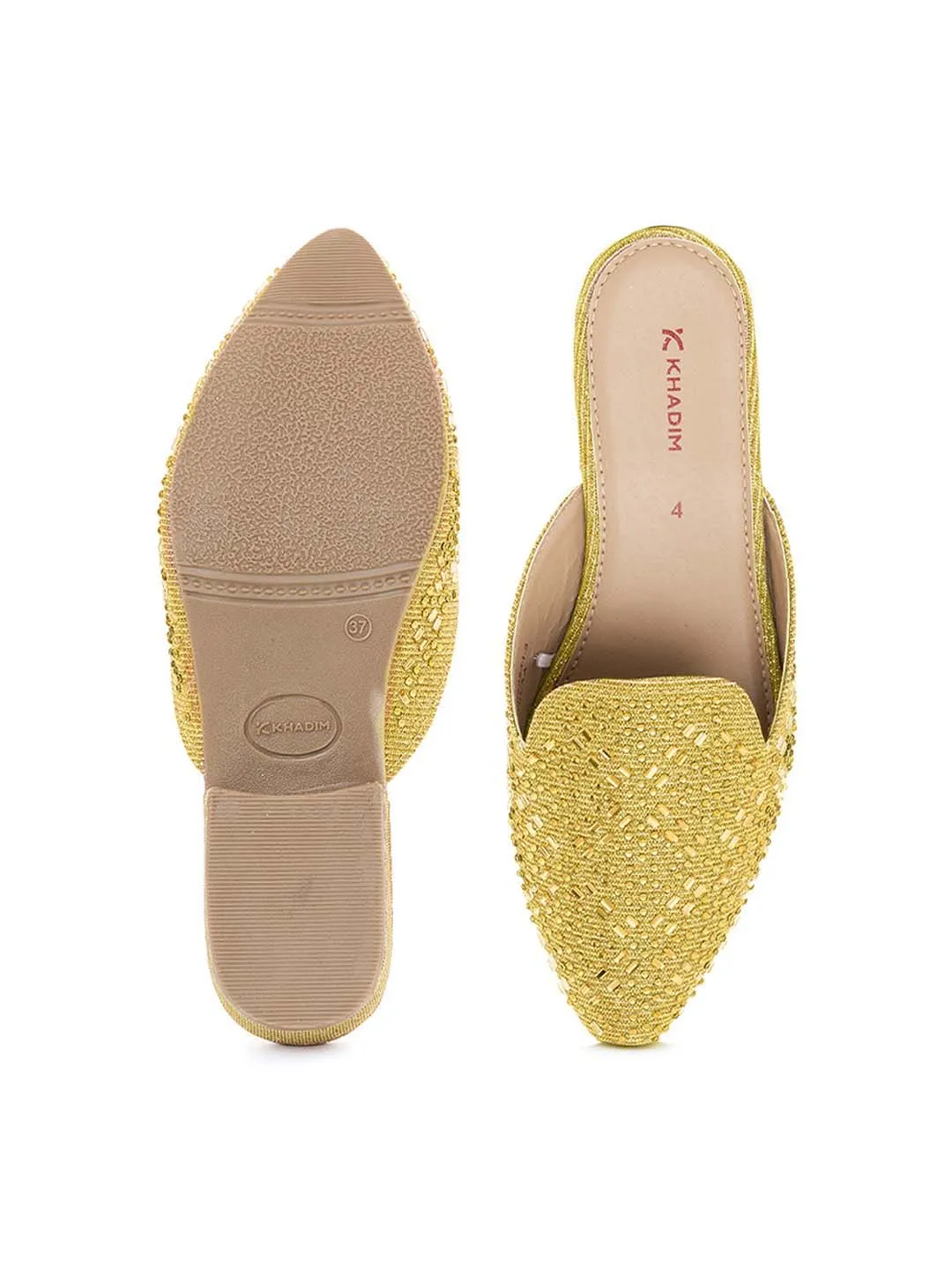 Khadim Flat Loafer Mule Slip On Sandal for Women