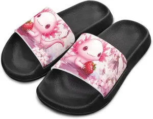Kids Slide Sandals Footbed Sandal Comfort Toddler Slip On Summer Slippers for Beach Pool Little Big Kid