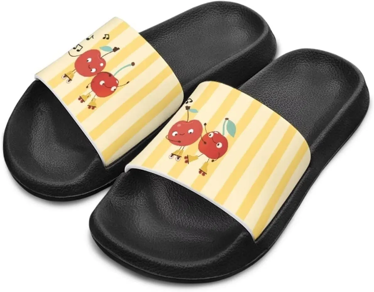 Kids Slide Sandals Footbed Sandal Comfort Toddler Slip On Summer Slippers for Beach Pool Little Big Kid