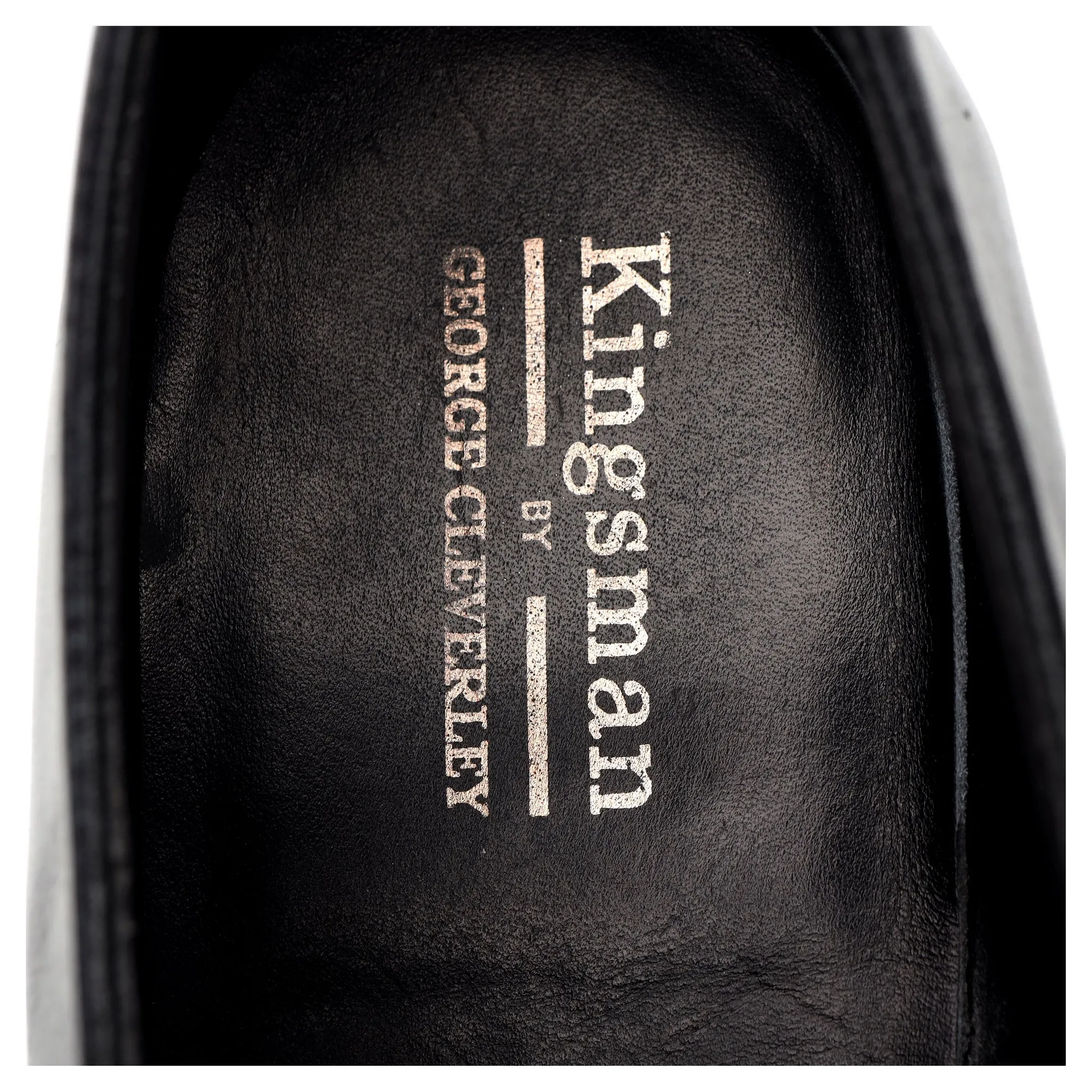 Kingsman Black Leather Oxford UK 10 E