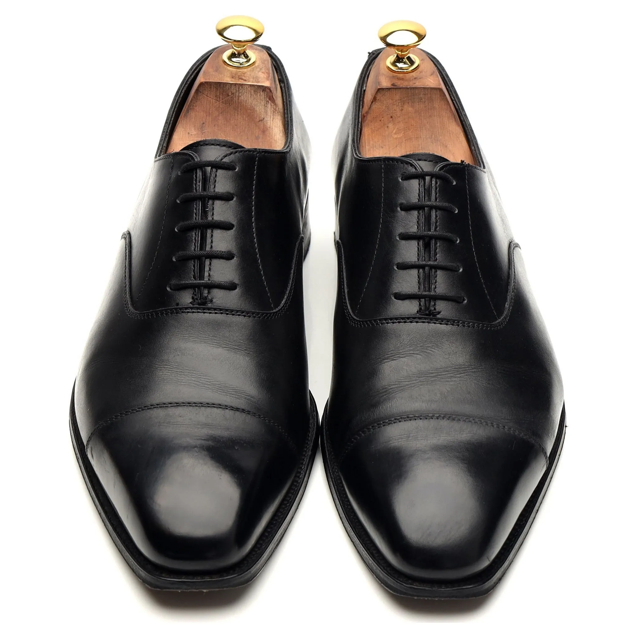 Kingsman Black Leather Oxford UK 10 E