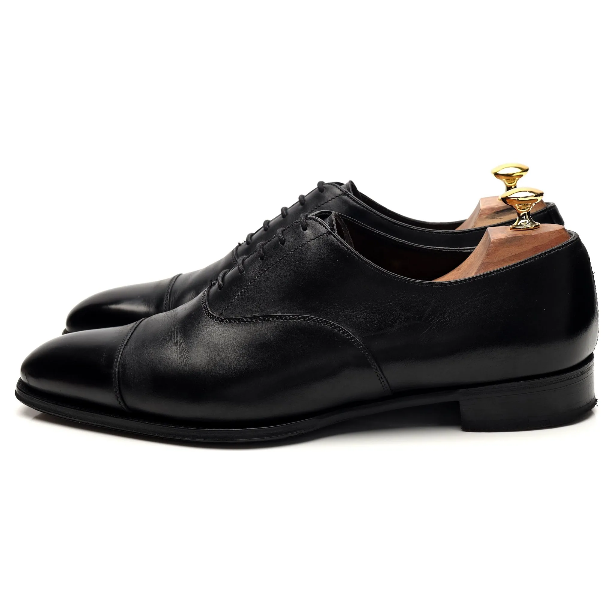 Kingsman Black Leather Oxford UK 10 E