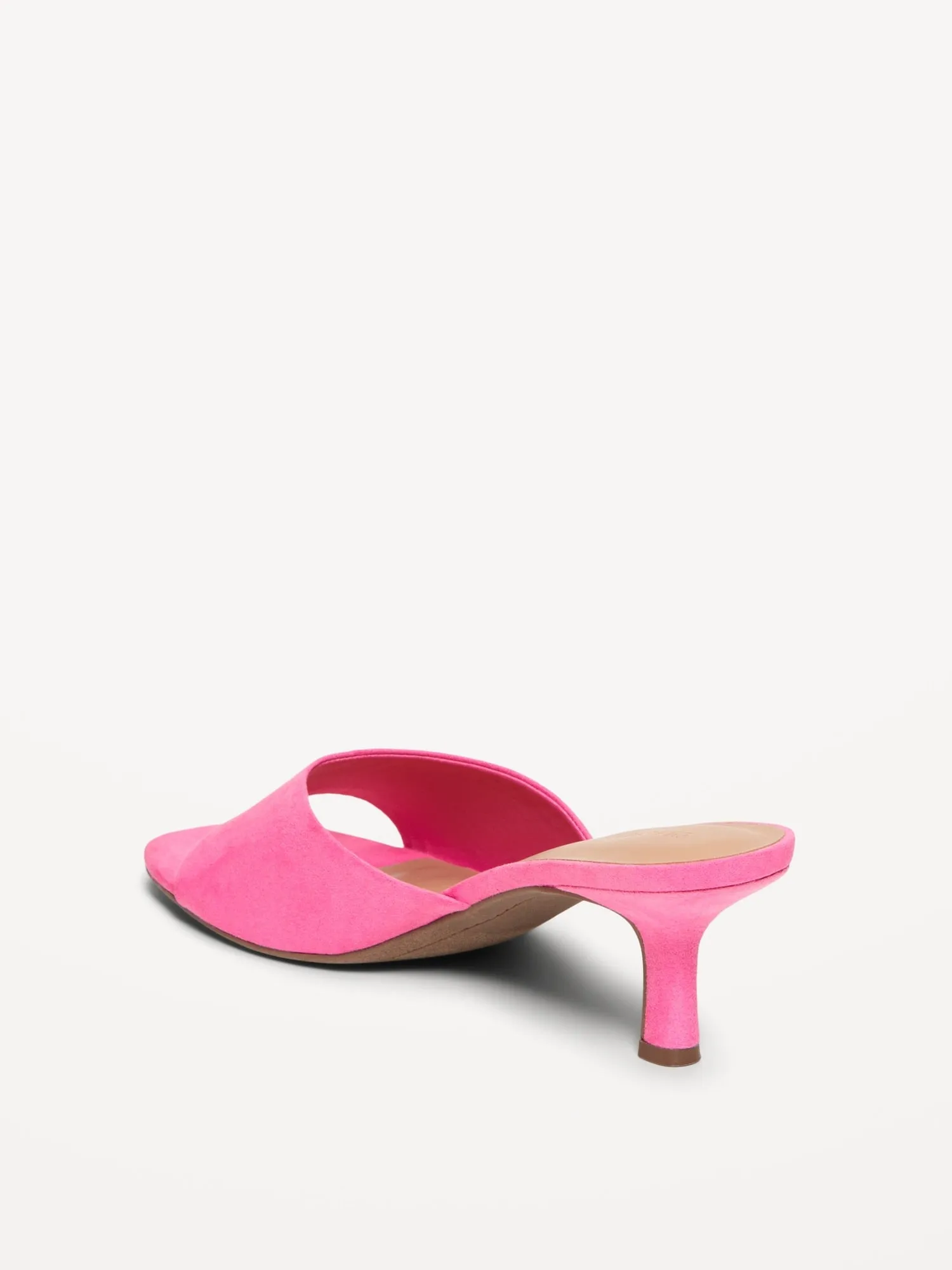 Kitten Heel Slide Sandal
