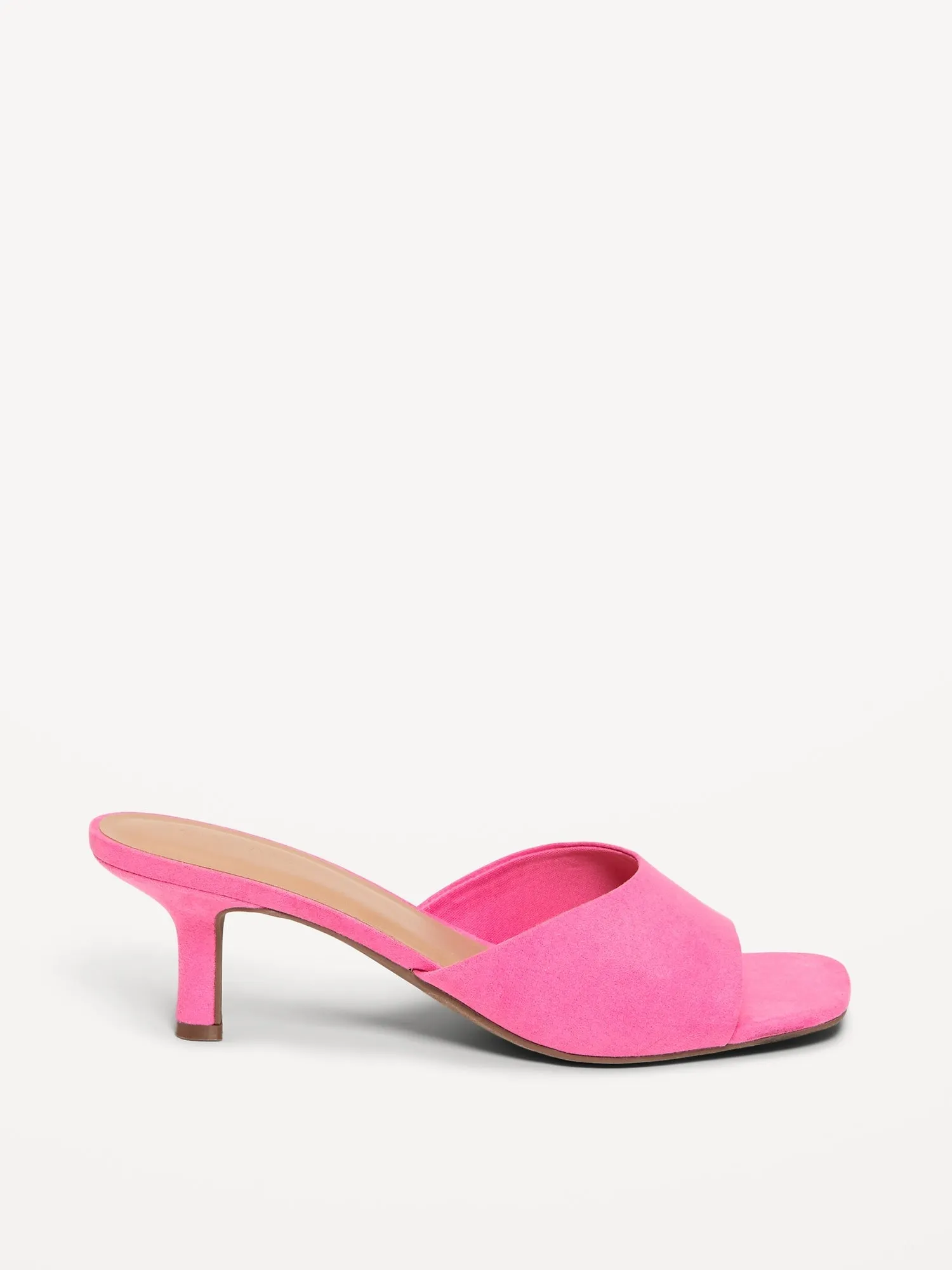 Kitten Heel Slide Sandal