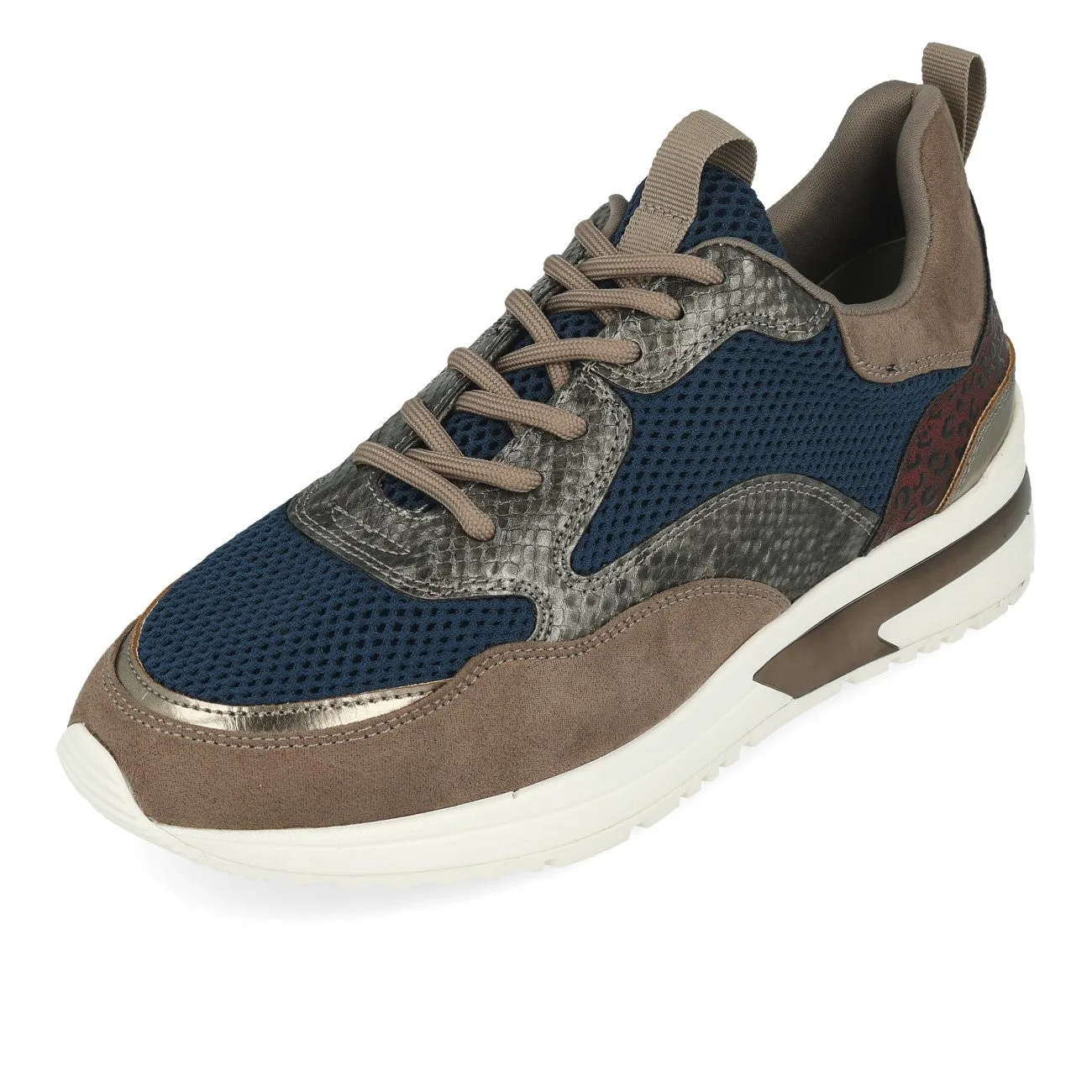 La Strada 2003018 Damen Sneaker Taupe Micro Multi