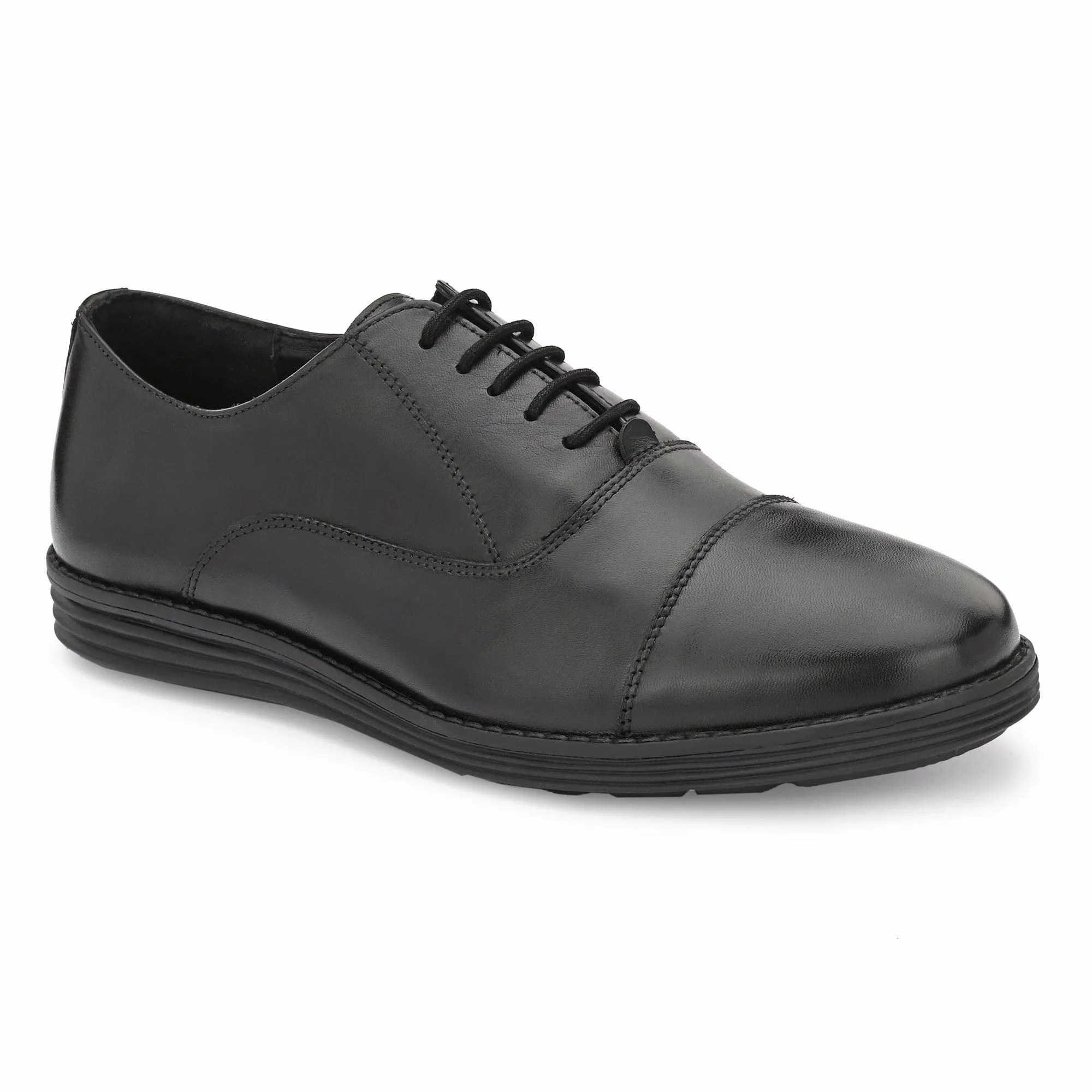 Legwork Oxford 2.0 Black Italian Leather Shoes