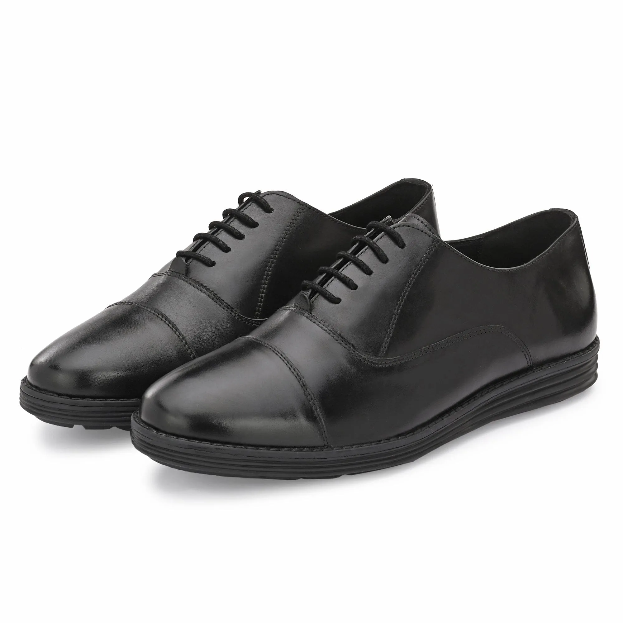 Legwork Oxford 2.0 Black Italian Leather Shoes