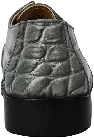 LIBERTYZENO Boys Animal Print Genuine Leather Kids Lace Up Oxford Dress Shoes for Prom Graduation