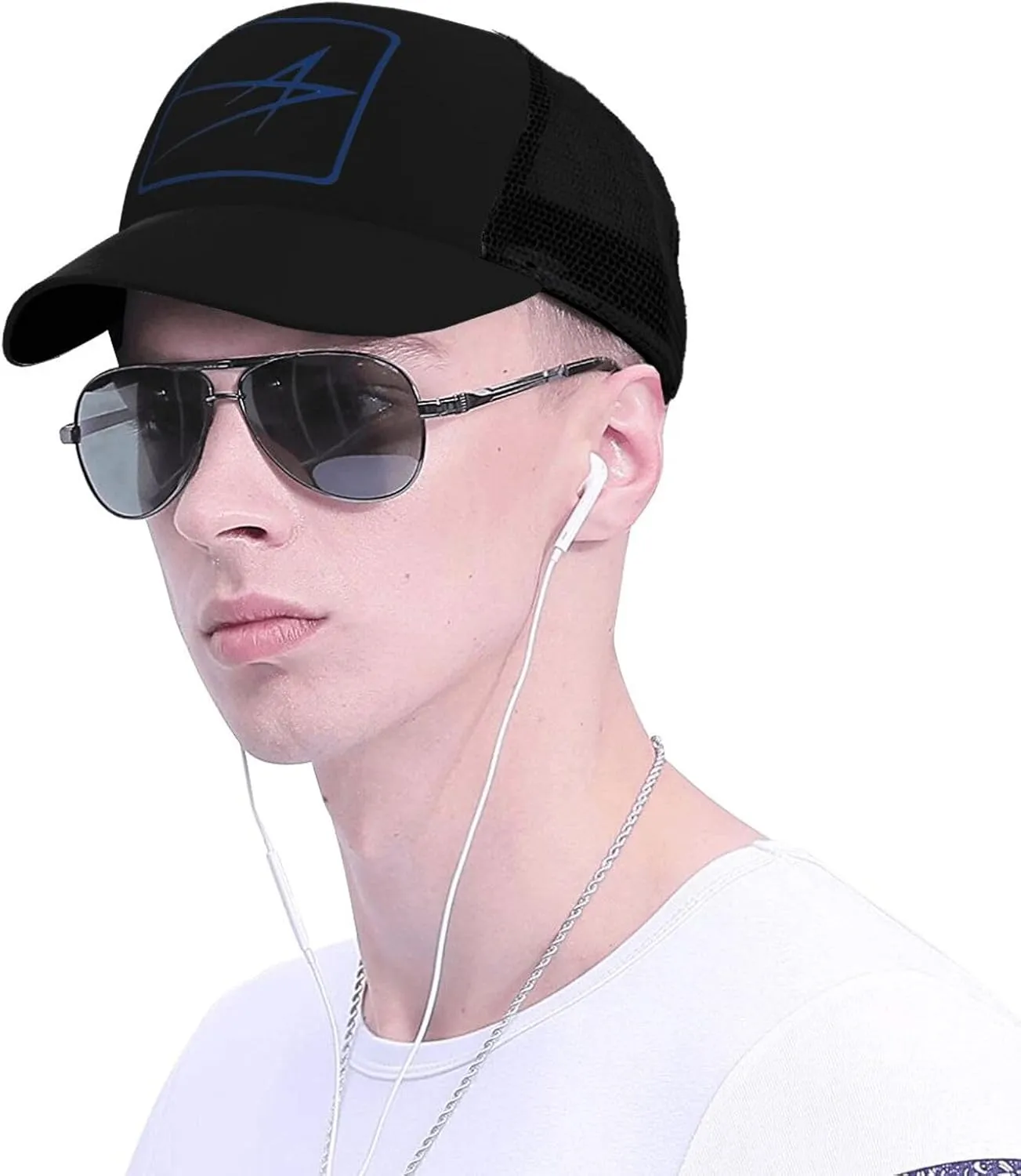 Lockheed Martin Curved Brim Mesh Baseball Cap Casual Sun Hat for Unisex