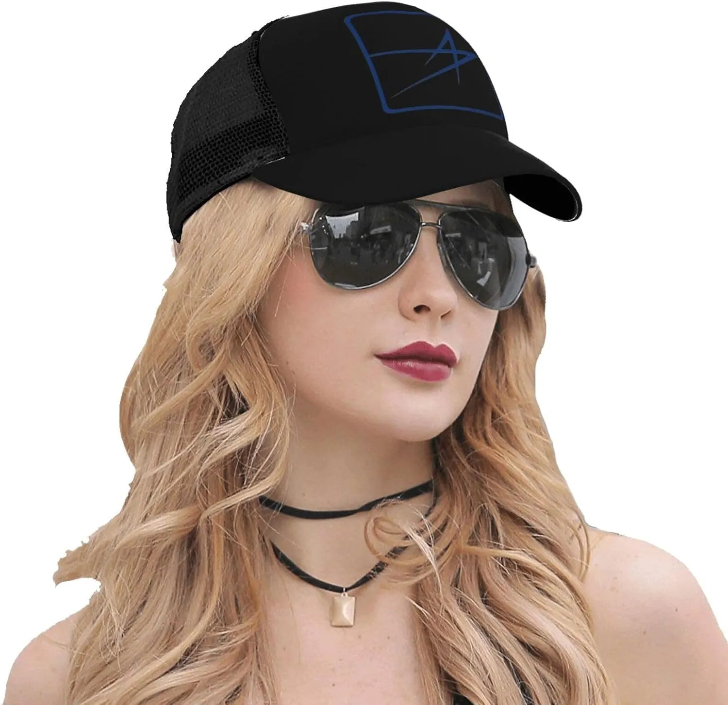 Lockheed Martin Curved Brim Mesh Baseball Cap Casual Sun Hat for Unisex