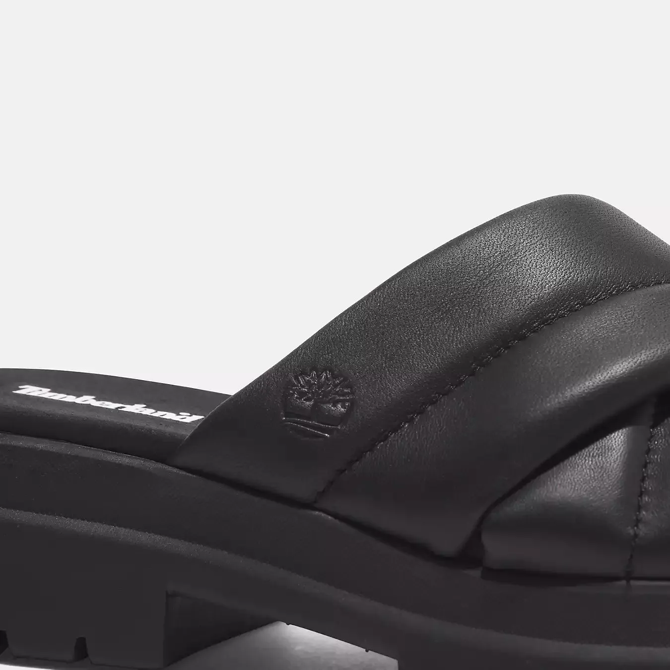 London Vibe Slide Sandal - Black Full Grain