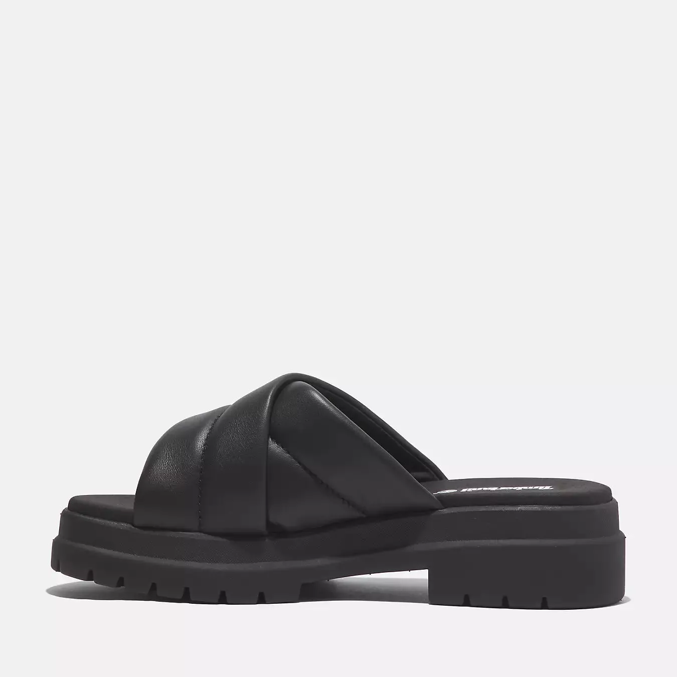 London Vibe Slide Sandal - Black Full Grain