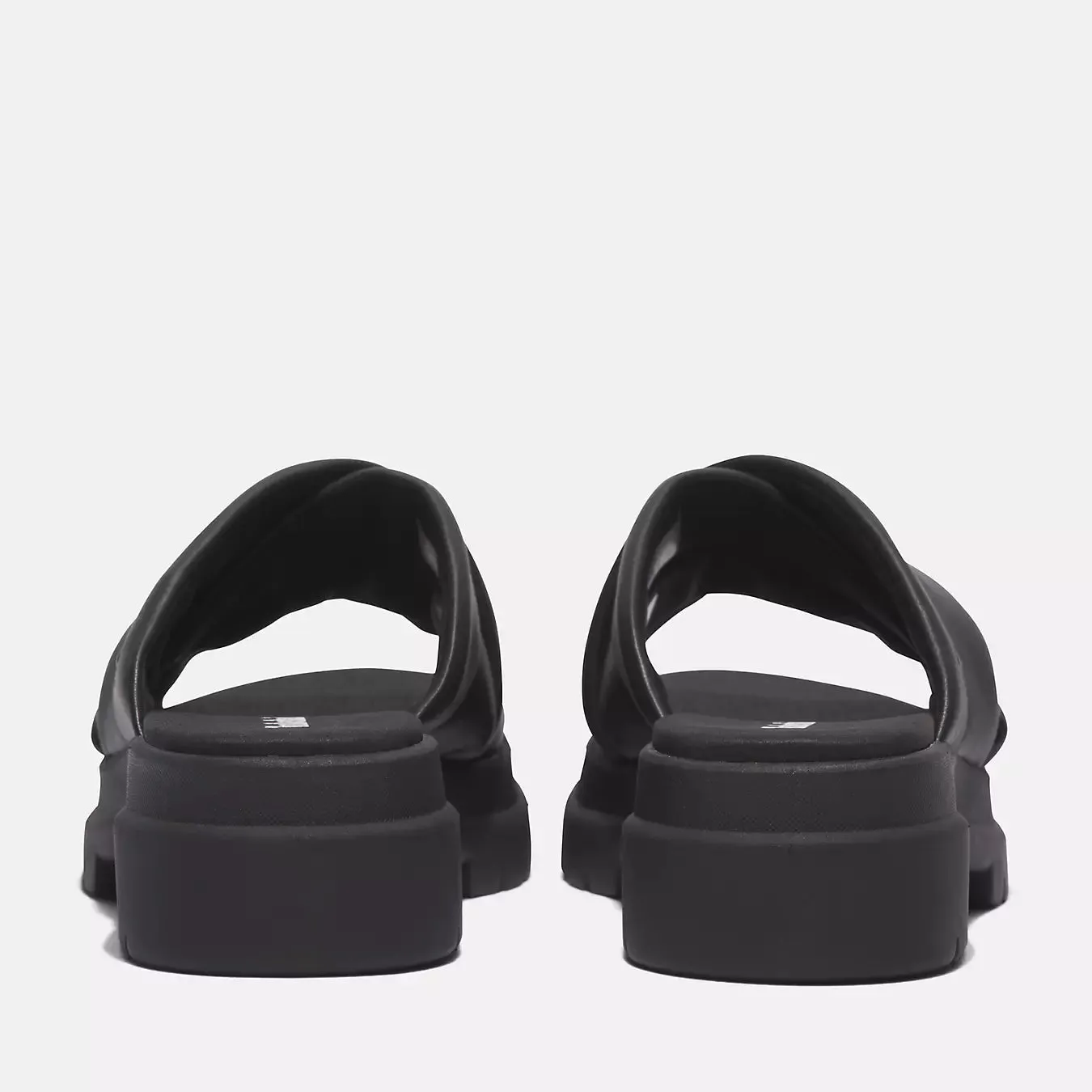 London Vibe Slide Sandal - Black Full Grain