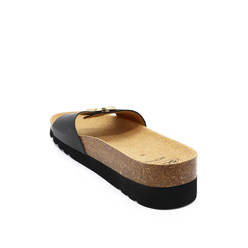 Malibu' Mule Women's Casual Sandals - Black
