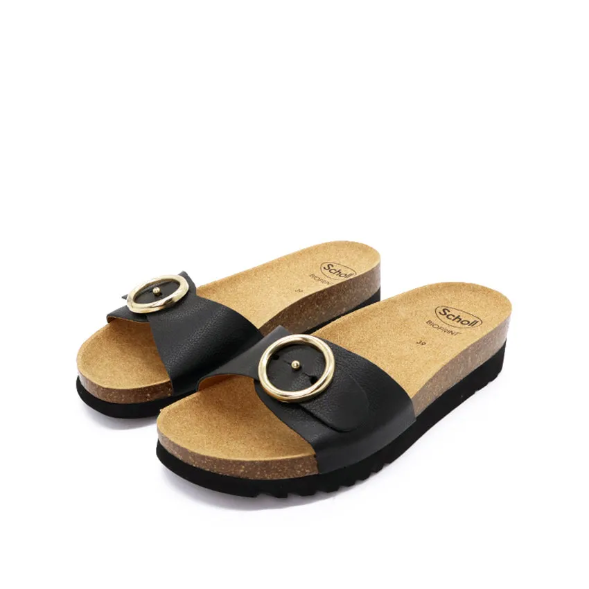 Malibu' Mule Women's Casual Sandals - Black