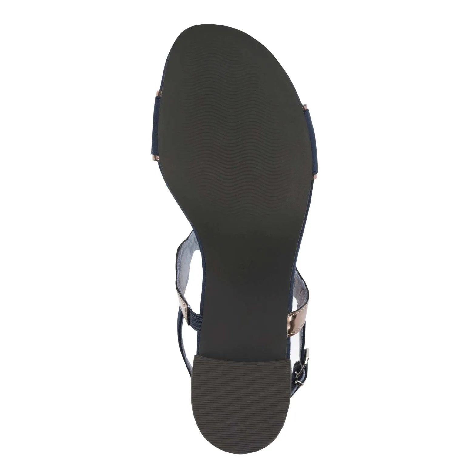 Marco Tozzi Block Heel Sandal Navy Comb