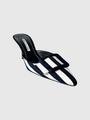 Maysalebi Stripe Mule Pumps- Size 40