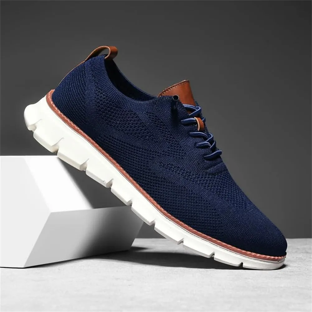 Mens Casual Dress Shoes,Breathable Lightweight Sports Shoes Mesh Shoes,Oxfords Lace Up Business Walking Shoes