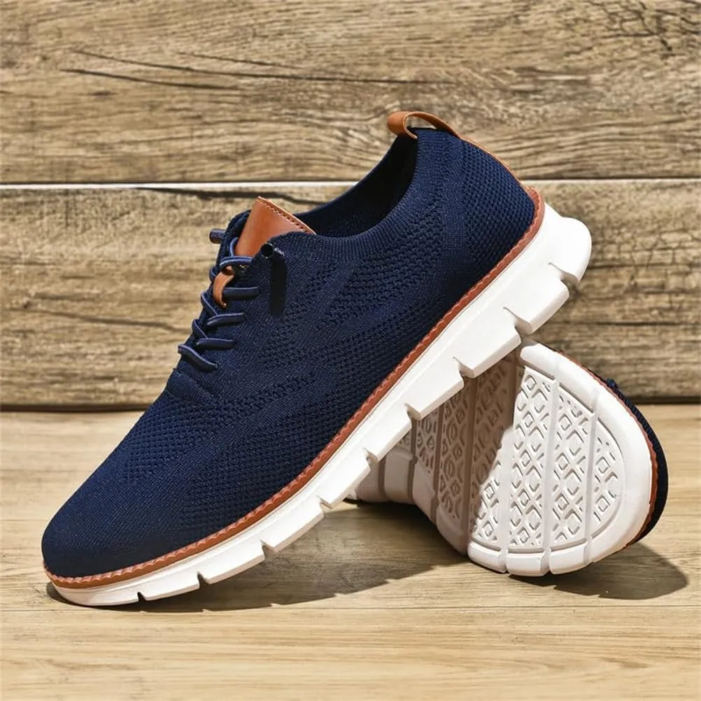Mens Casual Dress Shoes,Breathable Lightweight Sports Shoes Mesh Shoes,Oxfords Lace Up Business Walking Shoes